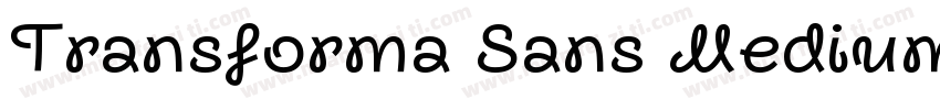 Transforma Sans Medium字体转换